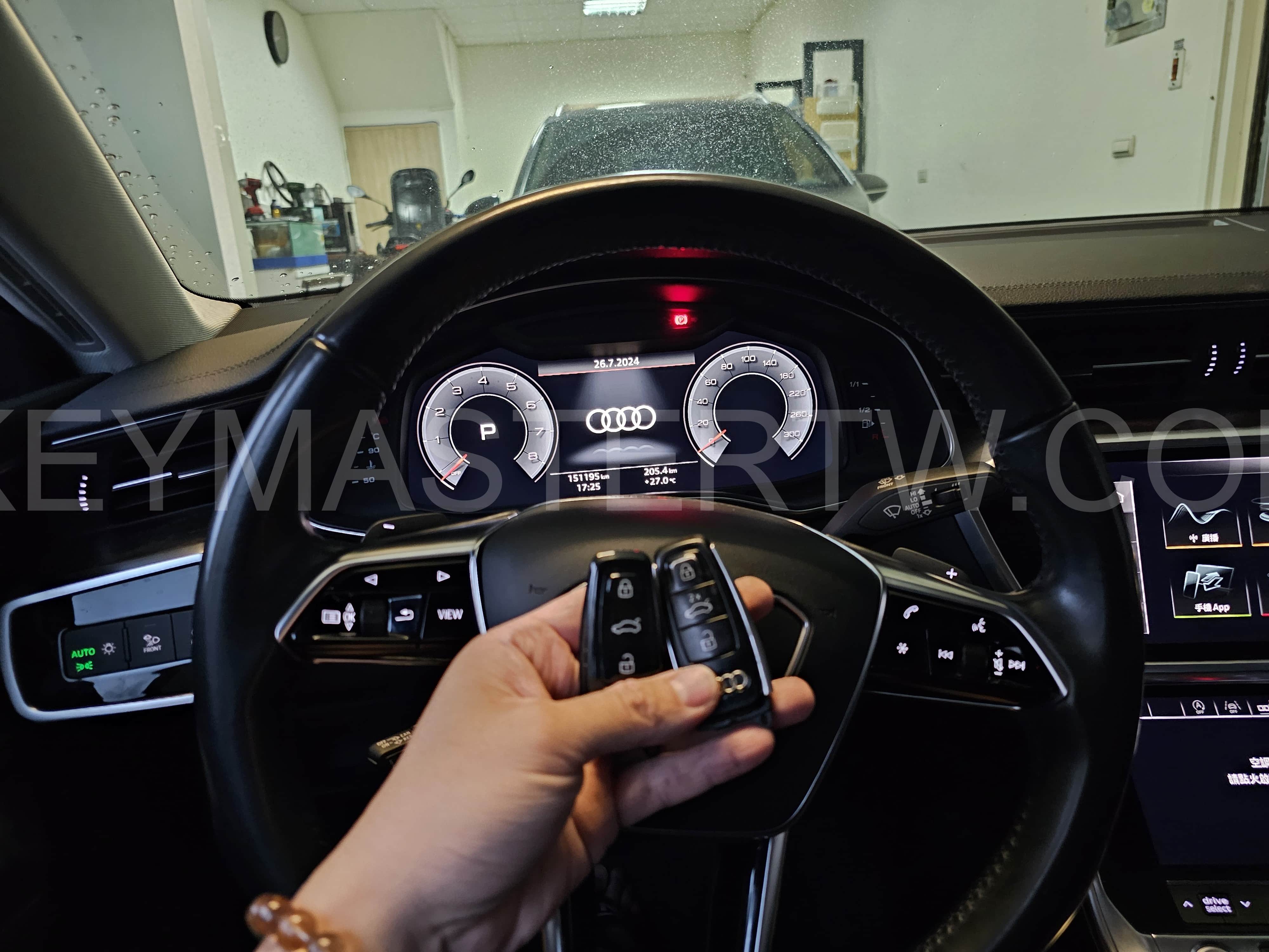 2018 奧迪A7 KEYLESS鑰匙拷貝 台中