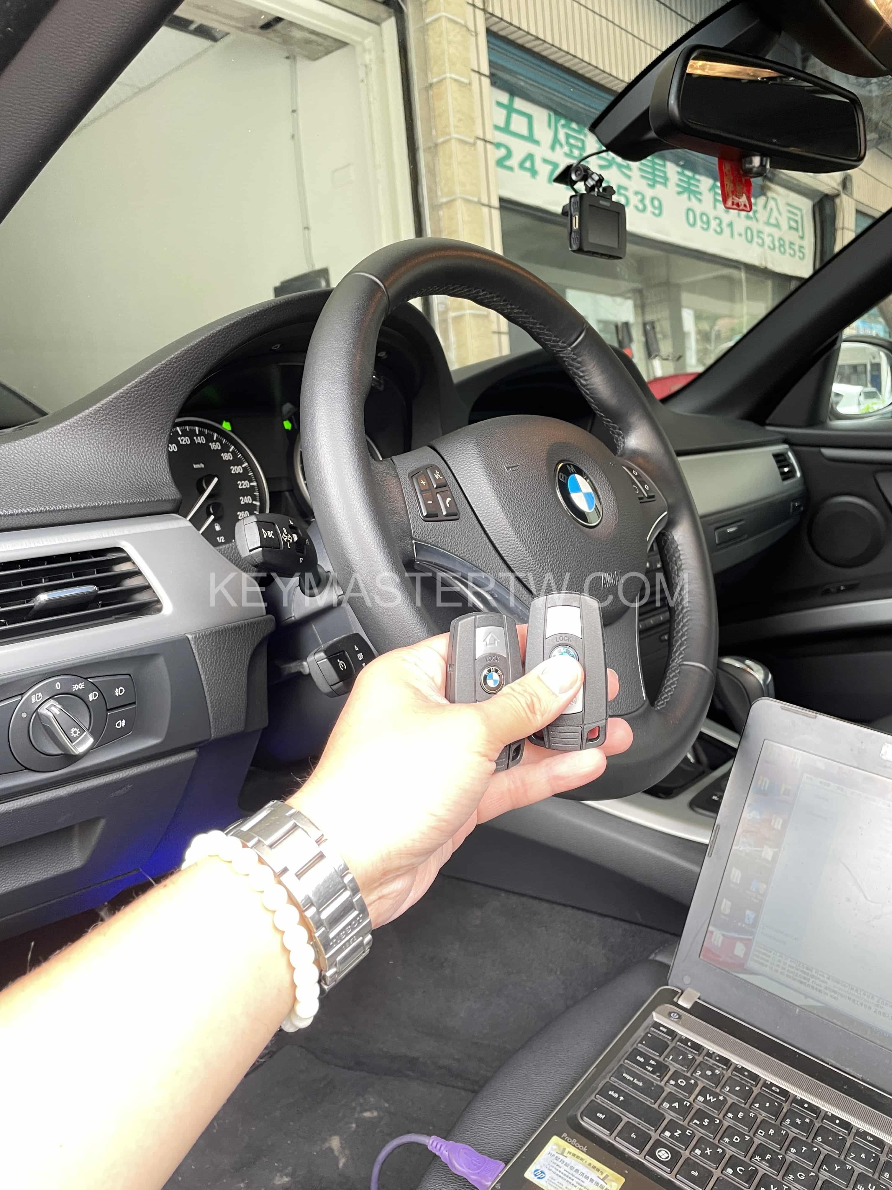 2008 BMW E90/E91 3系列 KEYLESS鑰匙拷貝 台中
