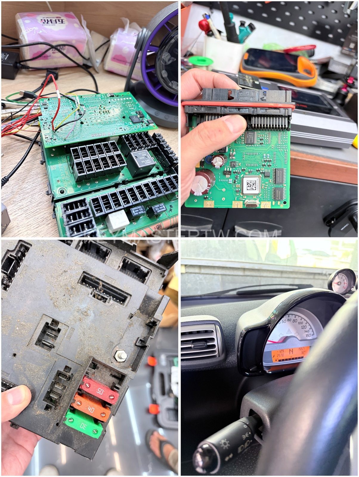 2011 SMART 451 氣囊電腦更換／SAM模組移植 台中